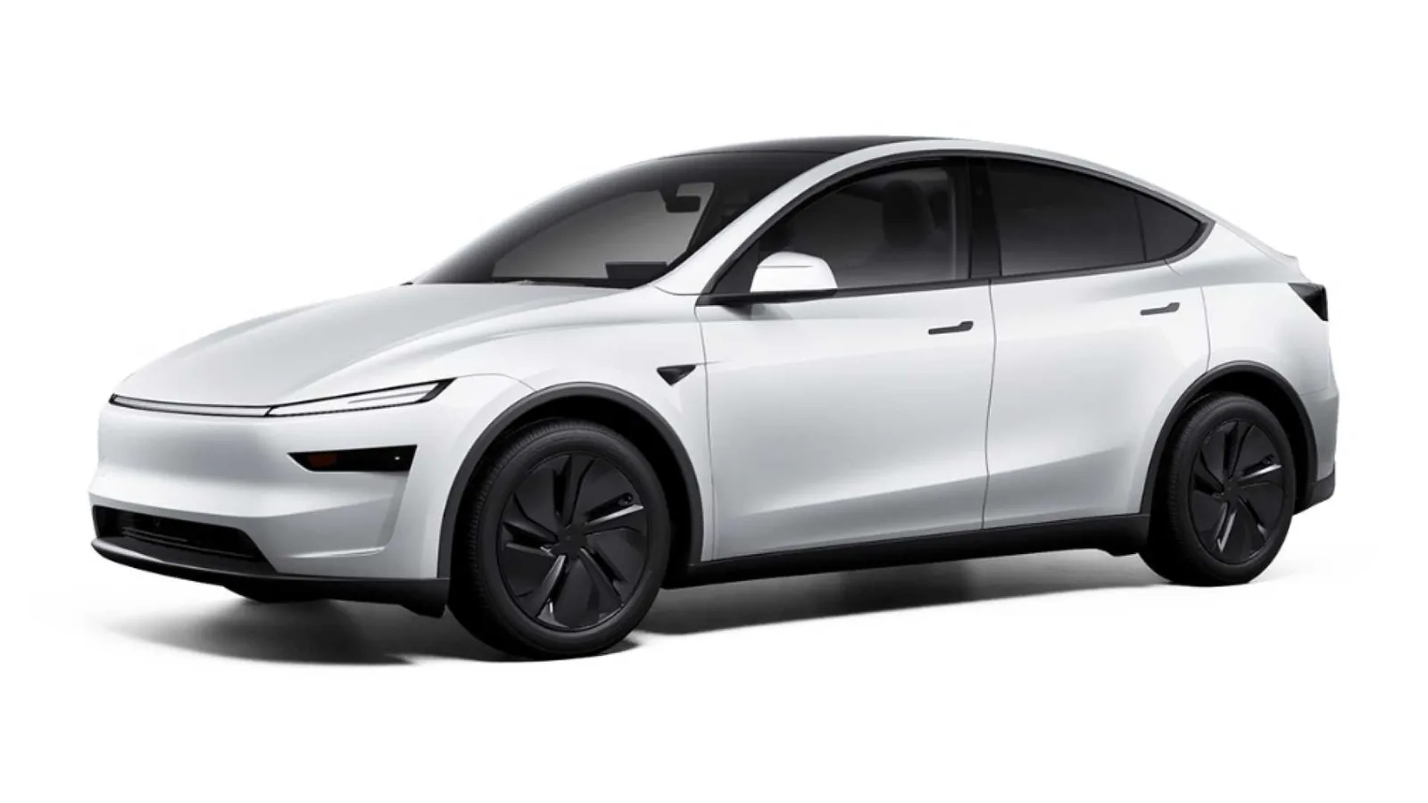 Beyaz elektrikli SUV